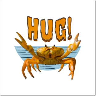 Crab wants a hug! Posters and Art